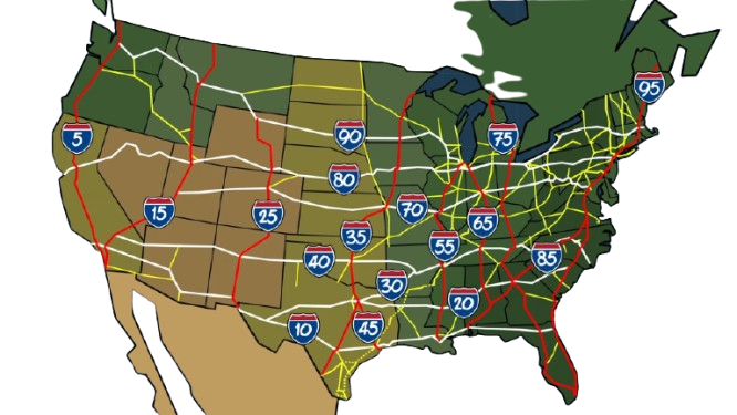 us map routes